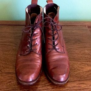 Vintage brown leather Chelsea boot